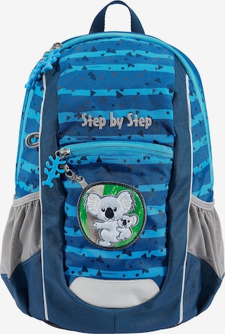 STEP BY STEP Backpack 'KIGA ' in Blue: front