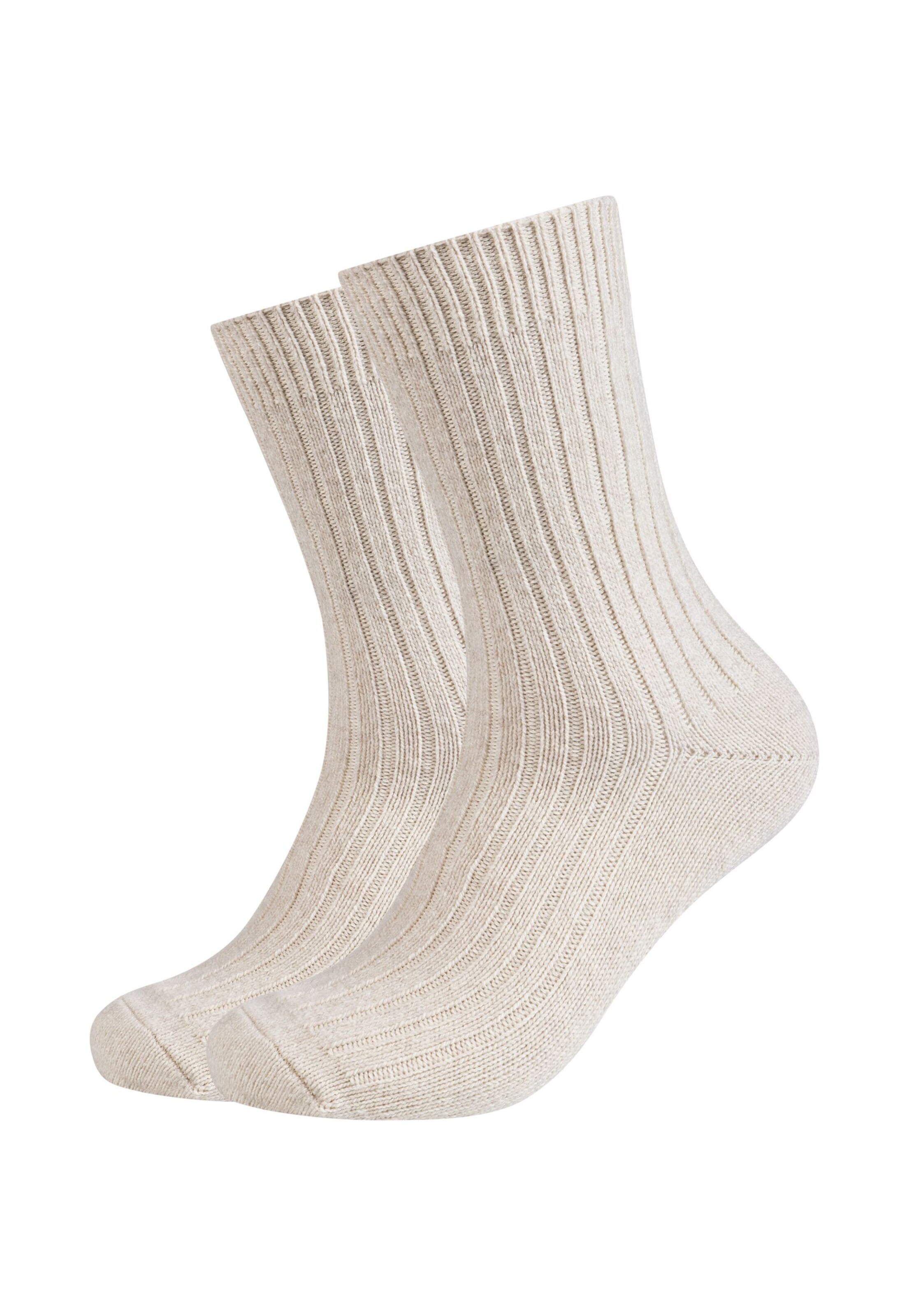 camano Socks in White: front