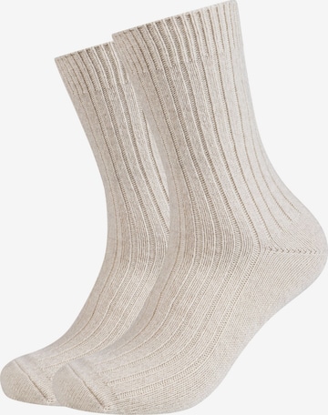 camano Socks in White: front