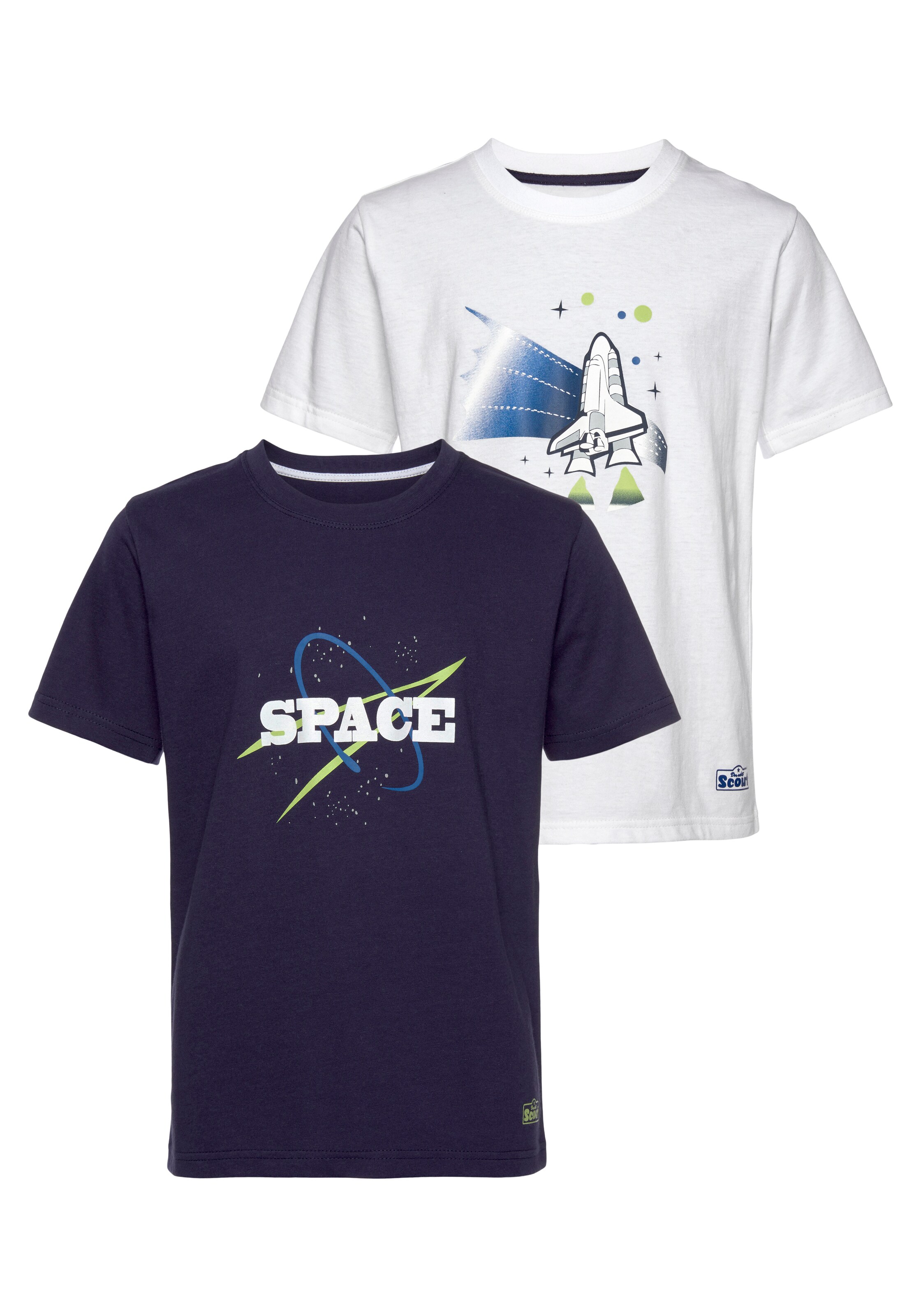 Kinder Teens (Gr. 140-176) SCOUT Shirt in Marine, Weiß - PA29358 Kinder Teens (Gr. 140-176) SCOUT Shirt in Marine, Weiß - PA29358