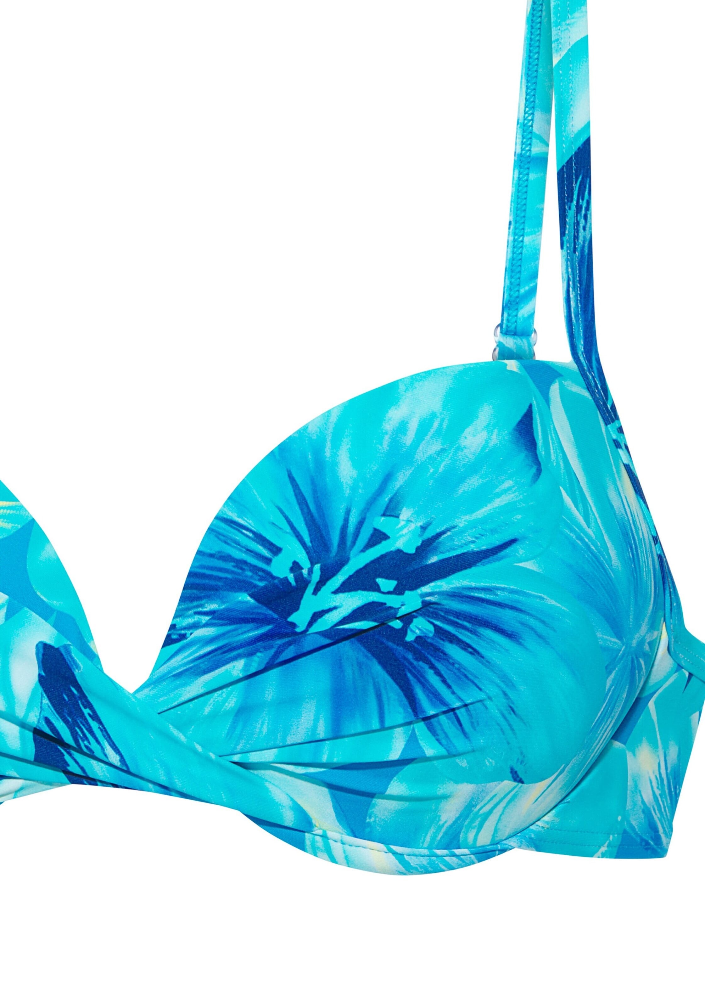 s.Oliver Push-up Bikini top in Blue