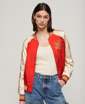 Veste mi-saison ' Chinese New Year Suikajan' Superdry en rouge : devant