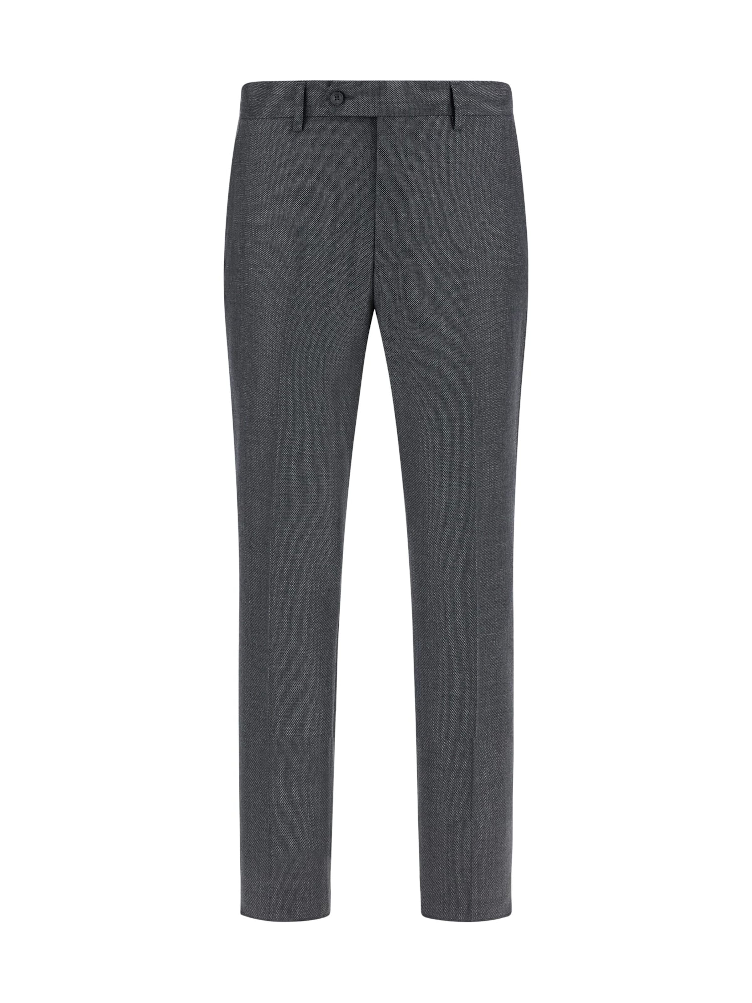Boggi Milano Slimfit Pantalon in Grijs: voorkant