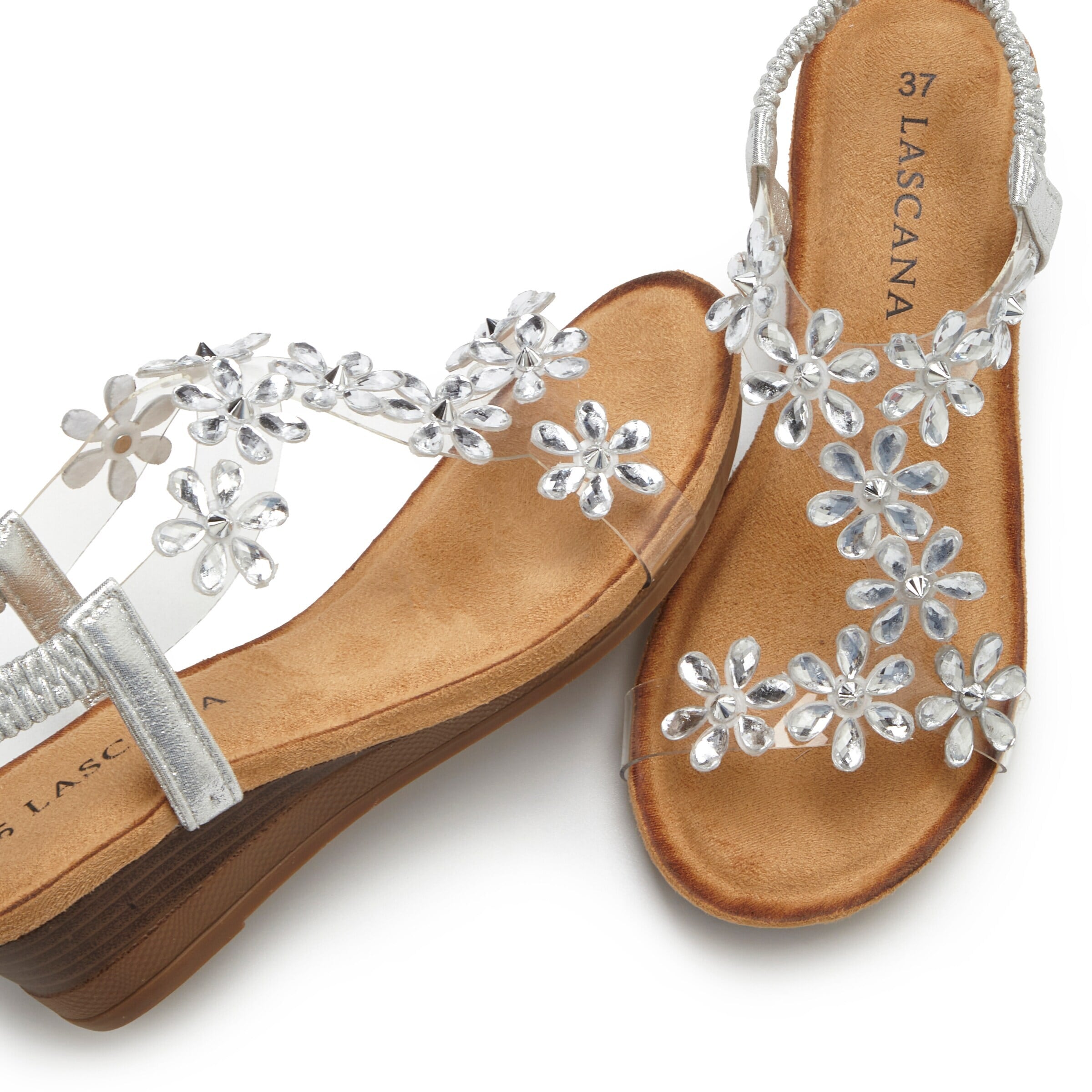 LASCANA Sandale in Silber