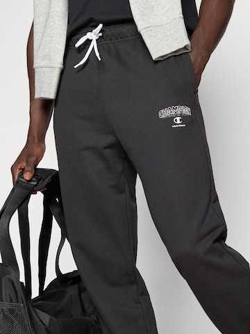 Champion Authentic Athletic Apparel Zwężany krój Spodnie 'Rib Cuff' w kolorze czarny