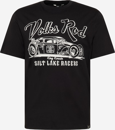 King Kerosin T-Shirt in schwarz / weiß, Produktansicht