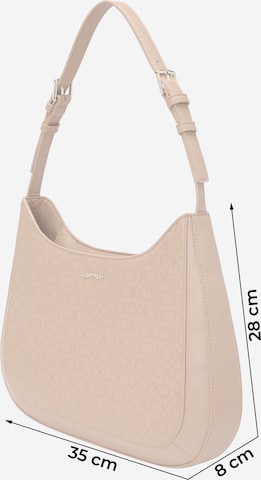 Calvin Klein Shoulder Bag in Beige