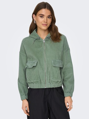 Veste mi-saison 'Kenzie' ONLY en vert : devant