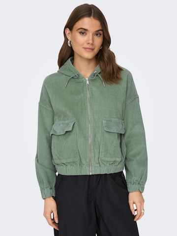 Veste mi-saison 'Kenzie' ONLY en vert : devant