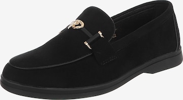 Ital-Design Slipper in Schwarz: Vorderseite
