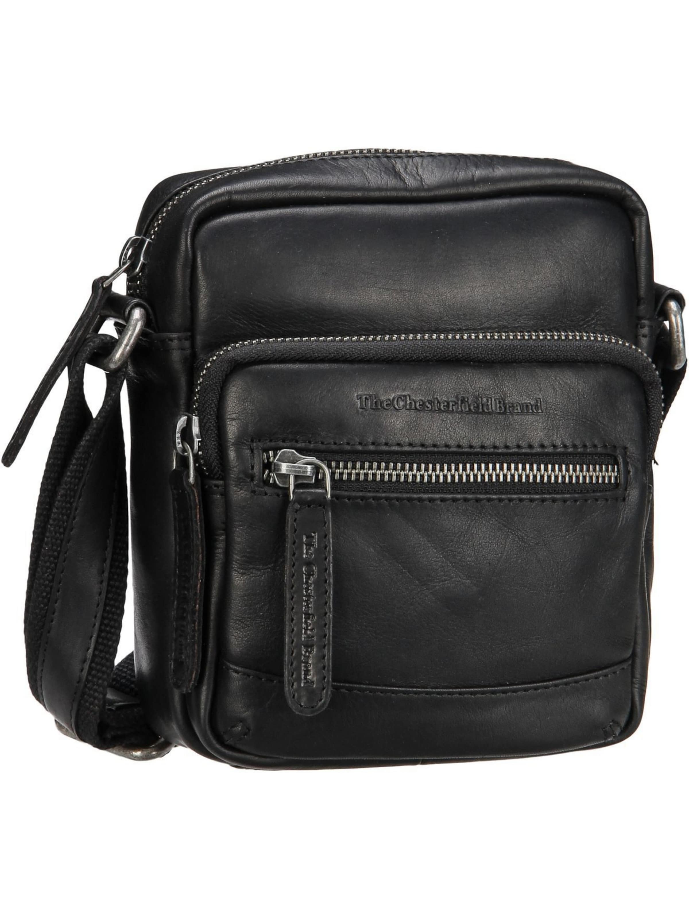 The Chesterfield Brand Umhängetasche in Schwarz: Vorderseite