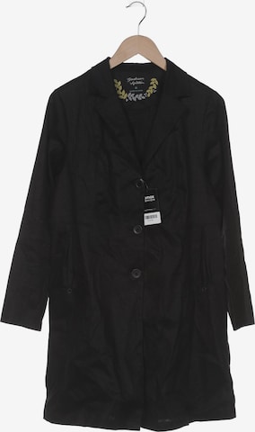 Gudrun Sjödén Mantel M in Schwarz: Vorderseite
