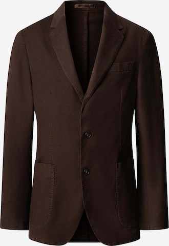 Coupe slim Veste de costume Hackett London en marron : devant