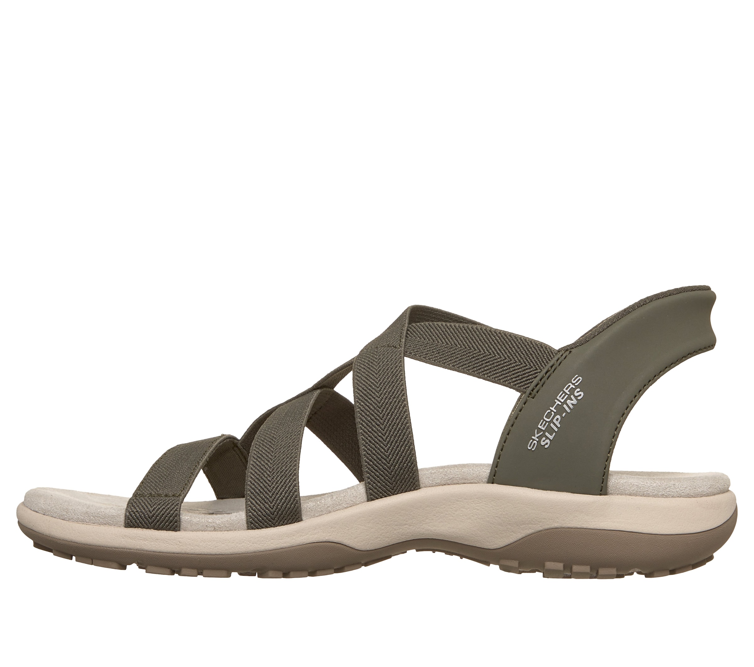 SKECHERS Sandale in Grün