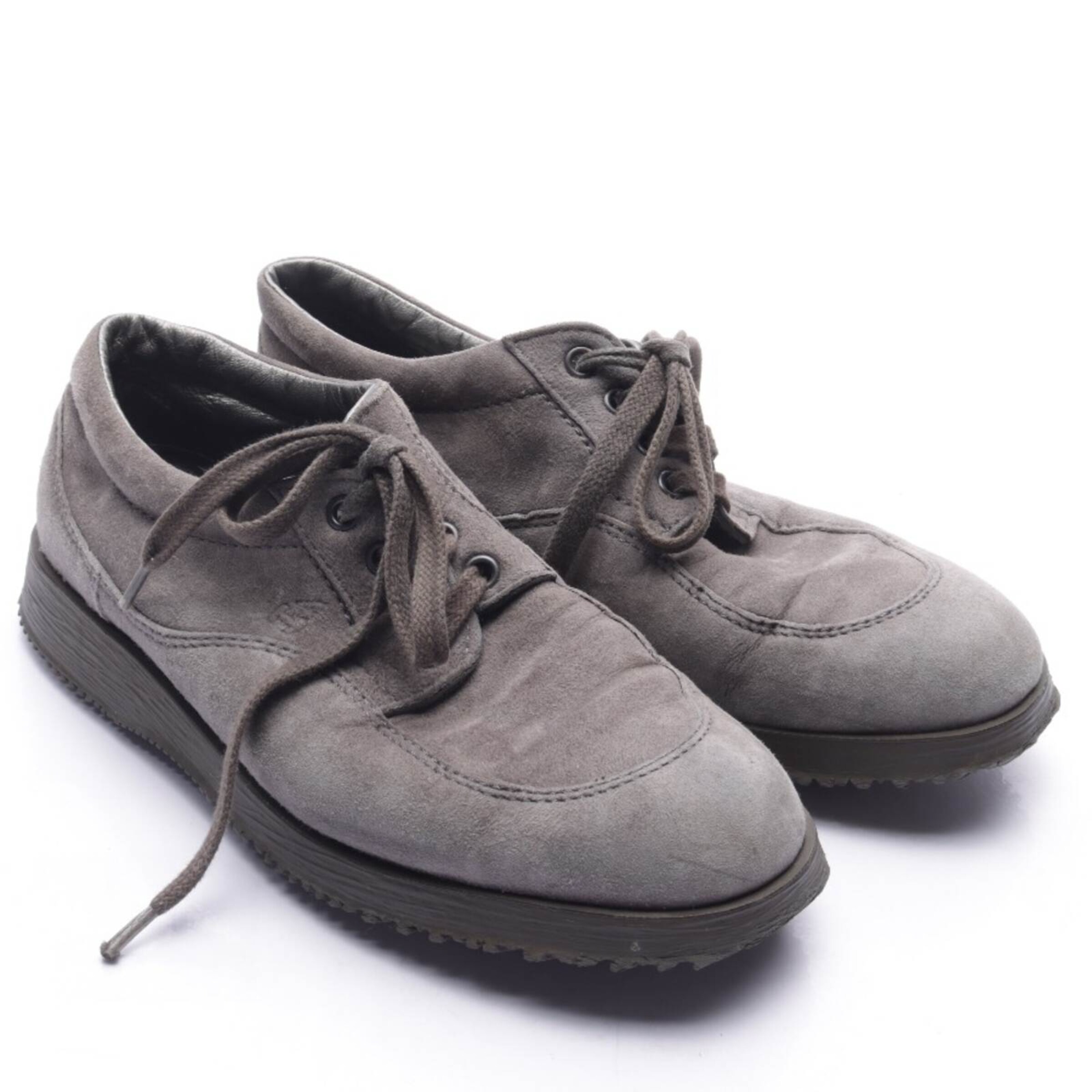 HOGAN Flats & Loafers in 37 in Grey: front
