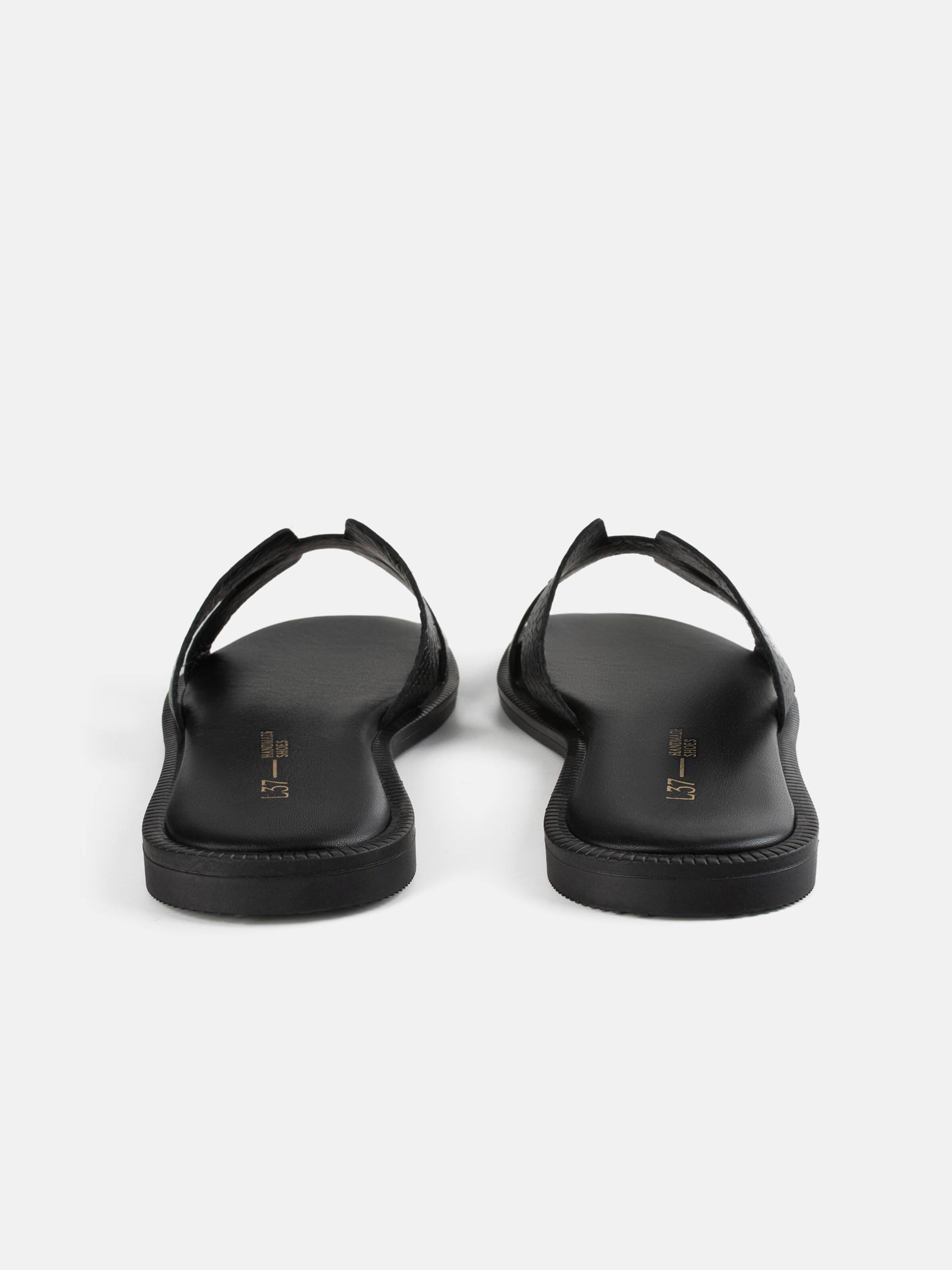 L37 HANDMADE SHOES Mocassins 'MELT TO THE OCEAN' in Zwart