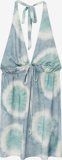 Pull&Bear Лятна рокля в тюркоазен / опушено синьо / естествено бяло, Преглед на продукта