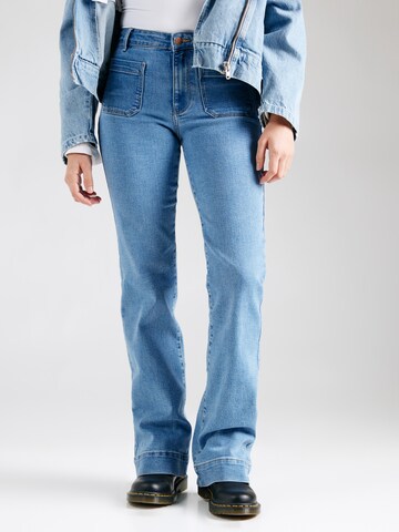 WRANGLER Расклешенный Джинсы 'FLARE' в Синий: спереди
