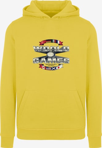 Sweat-shirt 'SEVENSQUARED Gaming' F4NT4STIC en jaune : devant