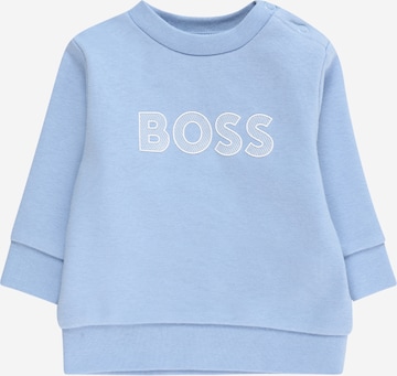 Sweat BOSS Kidswear en bleu : devant