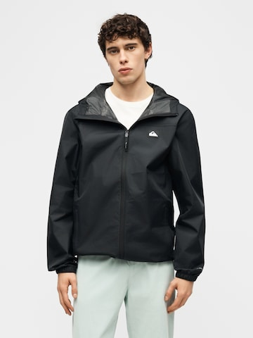 QUIKSILVER Αθλητικό μπουφάν 'OVER TAPE' σε μαύρο: μπροστά