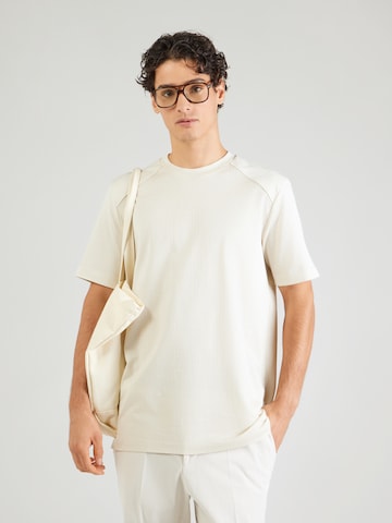 BOSS Black Shirt 'P-Thompson' in White: front