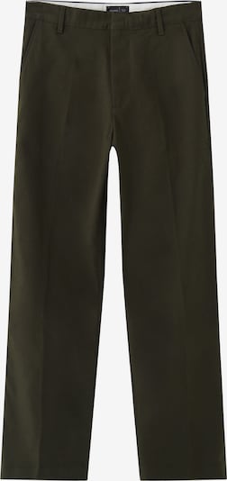 Pantaloni con piega frontale Pull&Bear di colore cachi, Visualizzazione prodotti