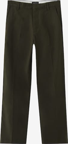 Pull&Bear Regular Pantalon in Groen: voorkant