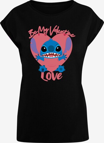 T-shirt 'Be My Valentine' ABSOLUTE CULT en noir : devant