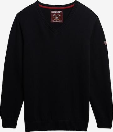 Pull-over Superdry & Co en noir : devant