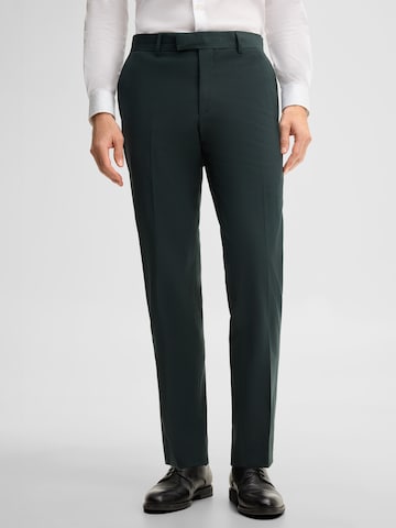 STRELLSON Slimfit Pantalon in Groen: voorkant