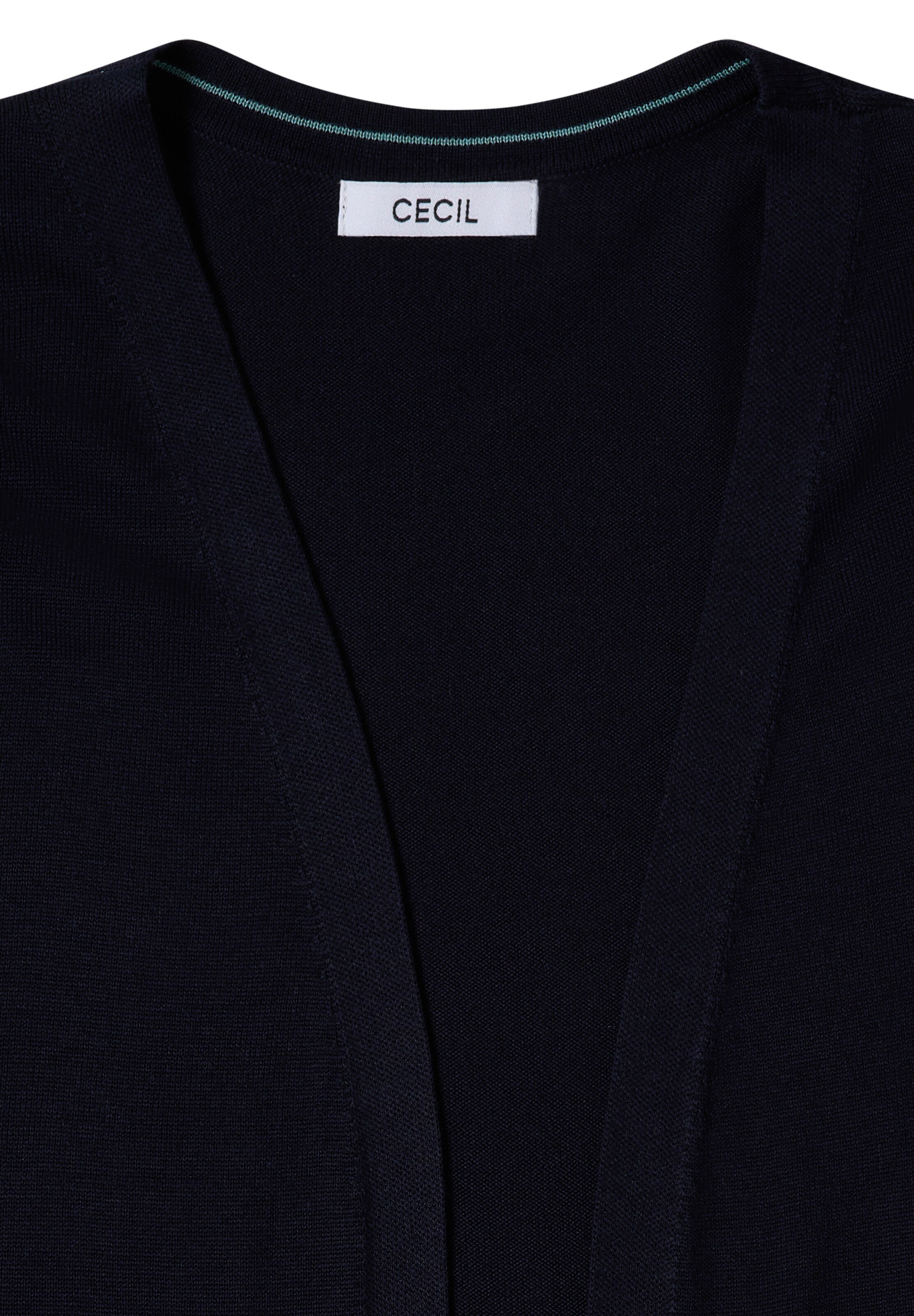 CECIL Offener Cardigan in langer Passform in Blau