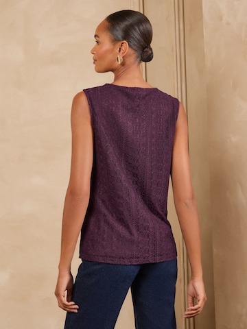 Haut love & roses en violet