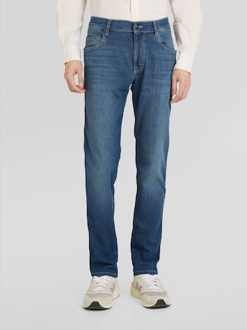 bugatti Slimfit Jeans in Blauw: voorkant