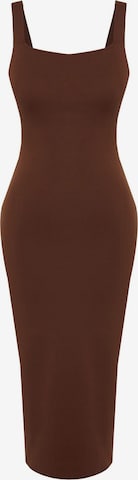 ruda Trendyol Megzta suknelė: priekis