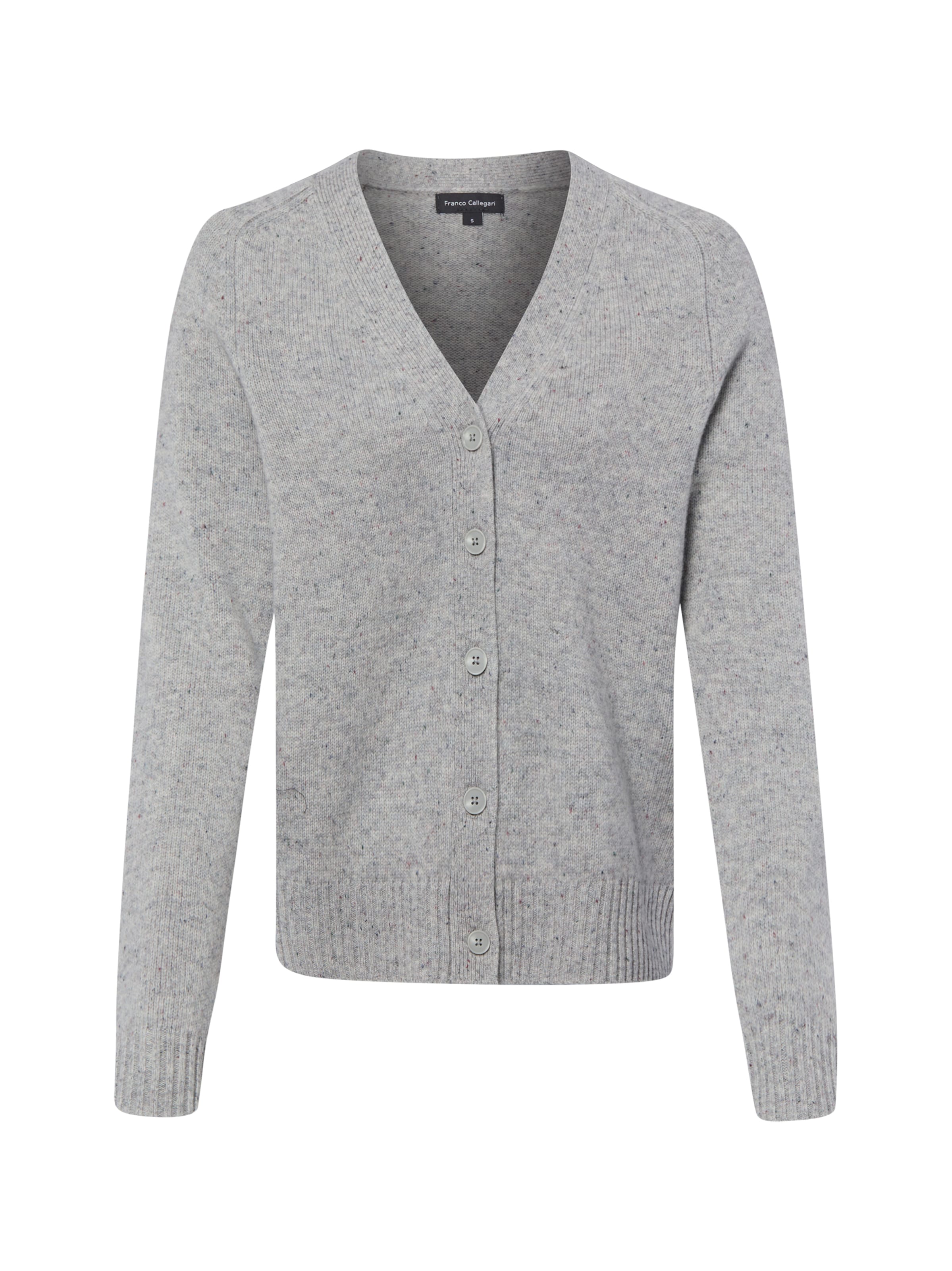 Franco Callegari Knit cardigan in Grey: front