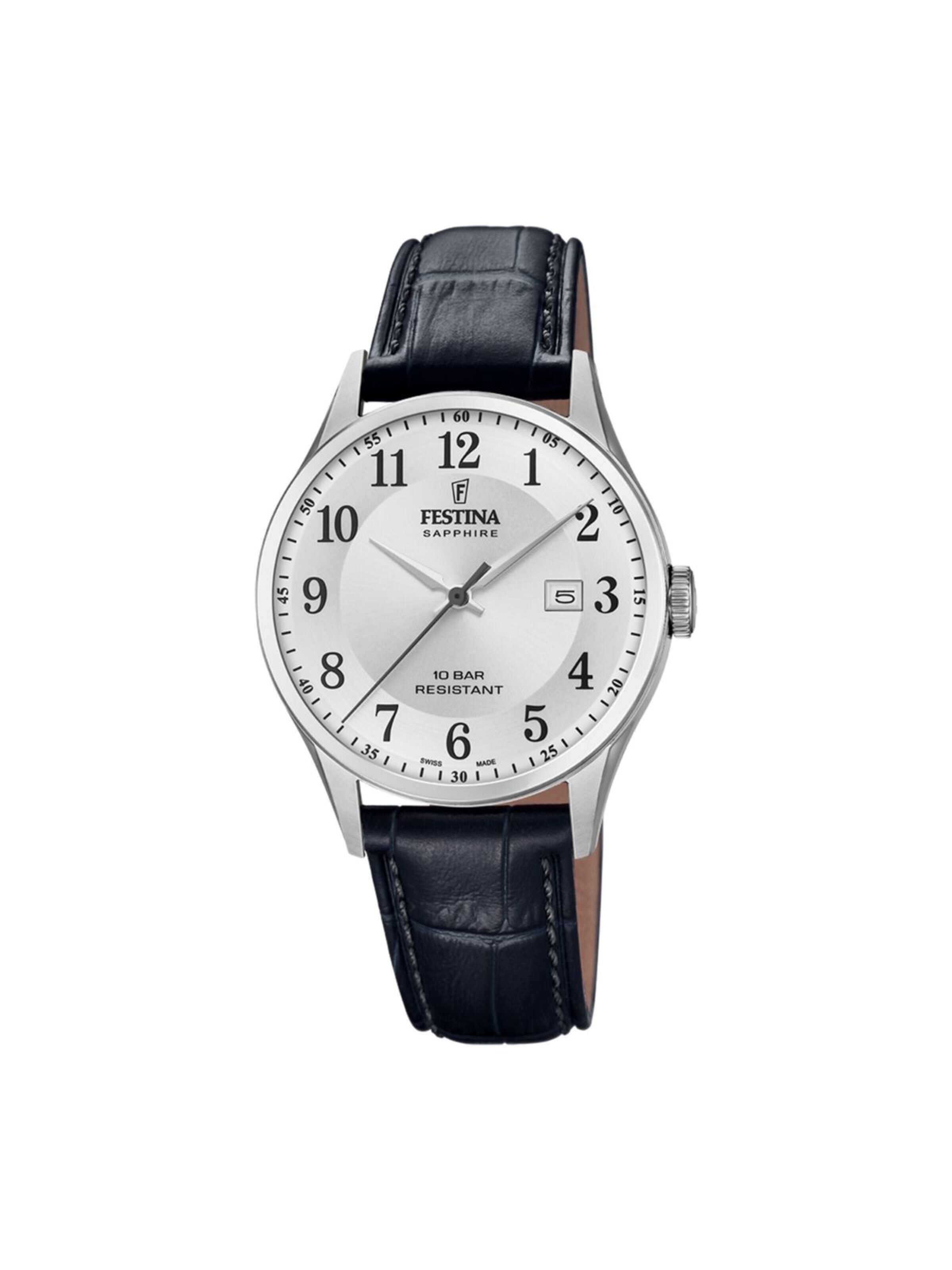 FESTINA Analoog horloge in Zilver: voorkant