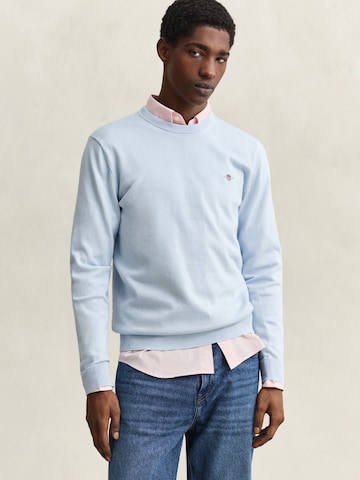 GANT Свитер 'CLASSIC' в Синий: спереди
