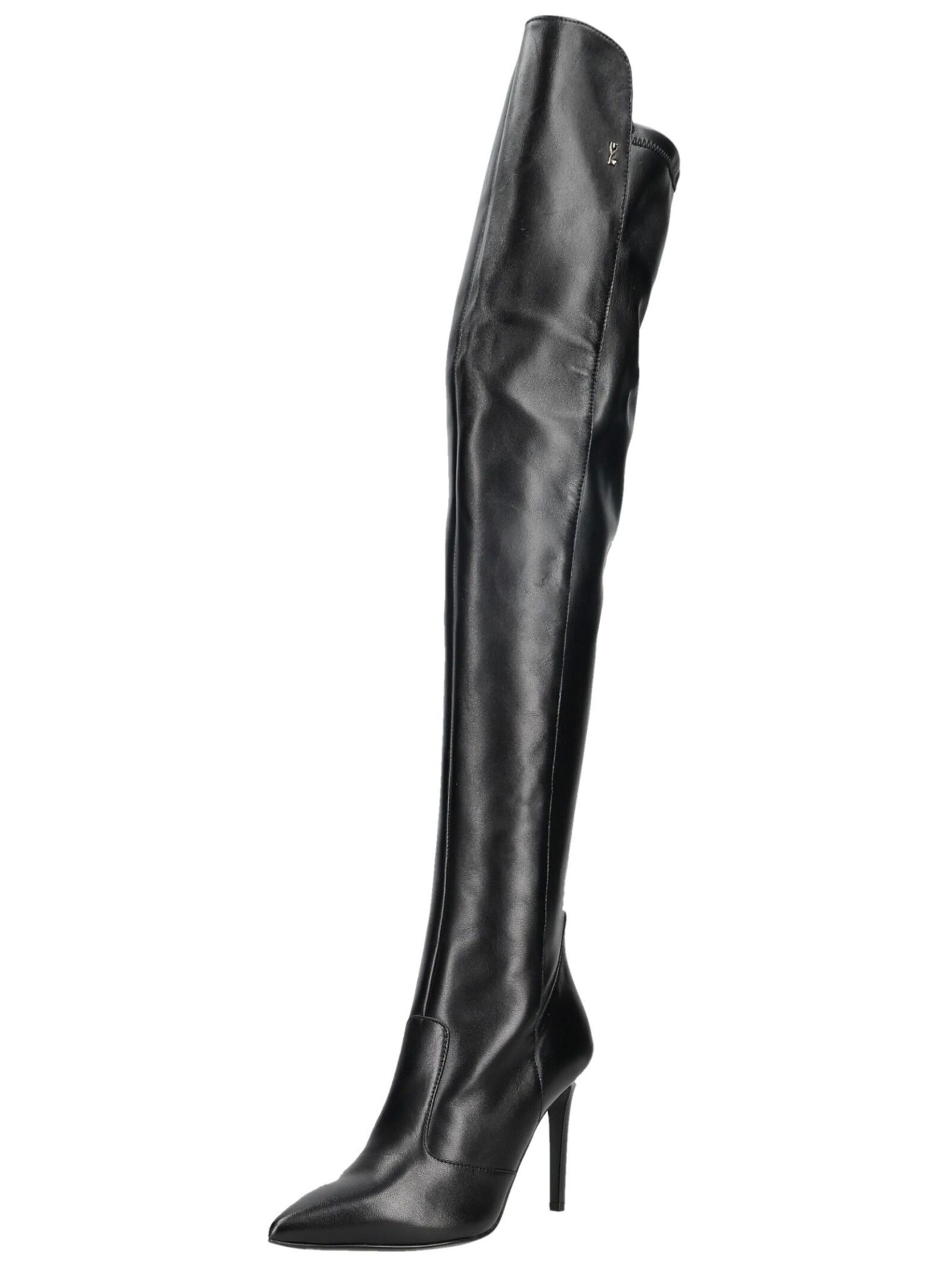 Nero Giardini Overknees in Schwarz: Vorderseite