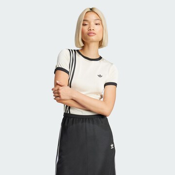 Pull-over ADIDAS ORIGINALS en blanc : devant