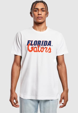 Merchcode Shirt ' Florida Gators' in Weiß: predná strana