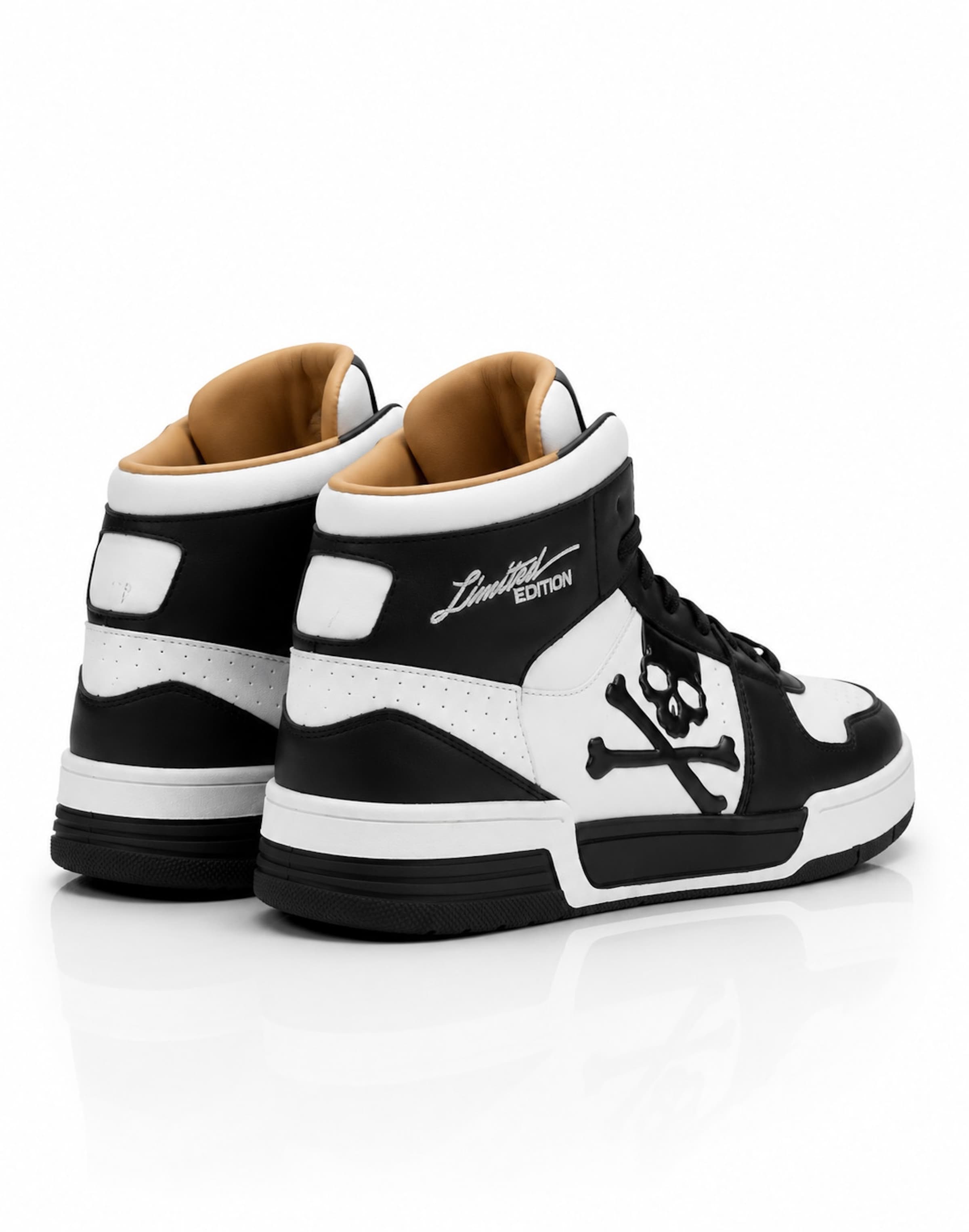 Philipp Plein - Sapatilhas altas 'Notorius' em preto