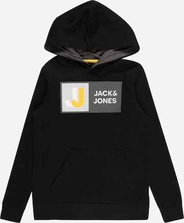 Jack & Jones Junior - Sudadera 'Logan' en negro: frente