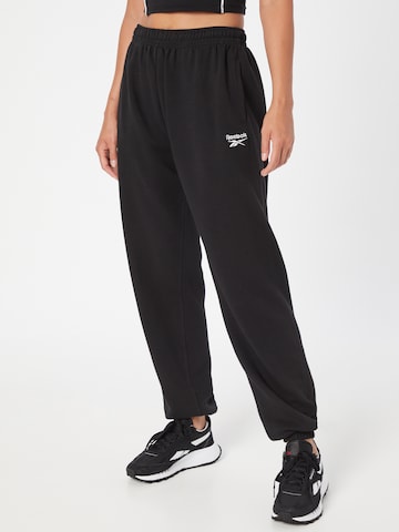 Reebok Tapered Pants in Black: front