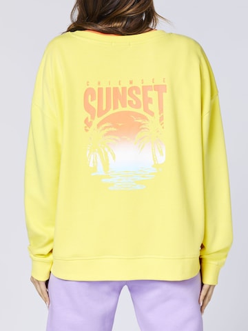 CHIEMSEE Sweatshirt in Gelb