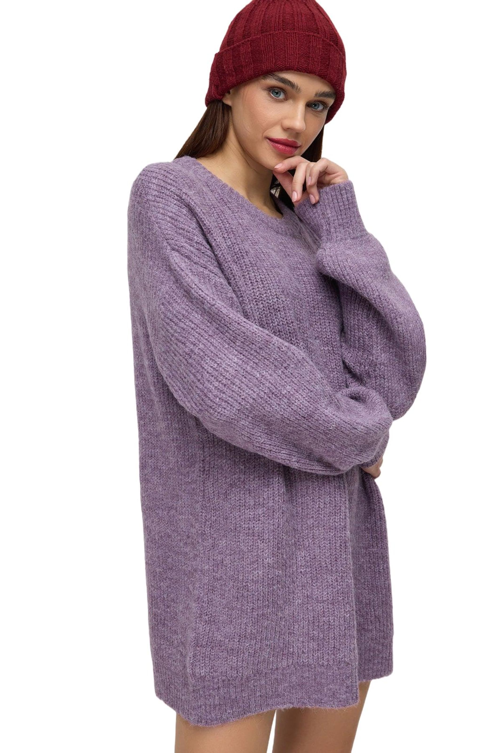 No Matter What Kleid in Lila: Vorderseite