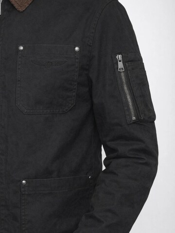 Veste mi-saison 'HEBWIN MEN' Bombers en noir