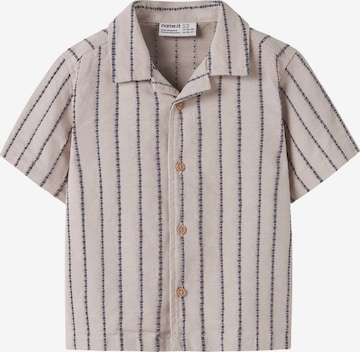 Coupe regular Chemise NAME IT en gris : devant
