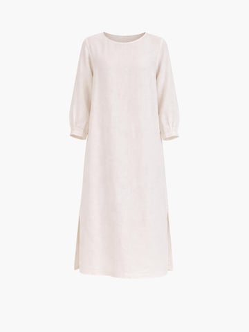 AmourLinen Dress 'Amalia' in White: front