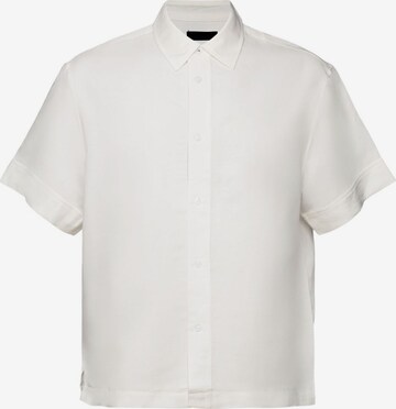 ESPRIT Regular fit Shirt in Wit: voorkant